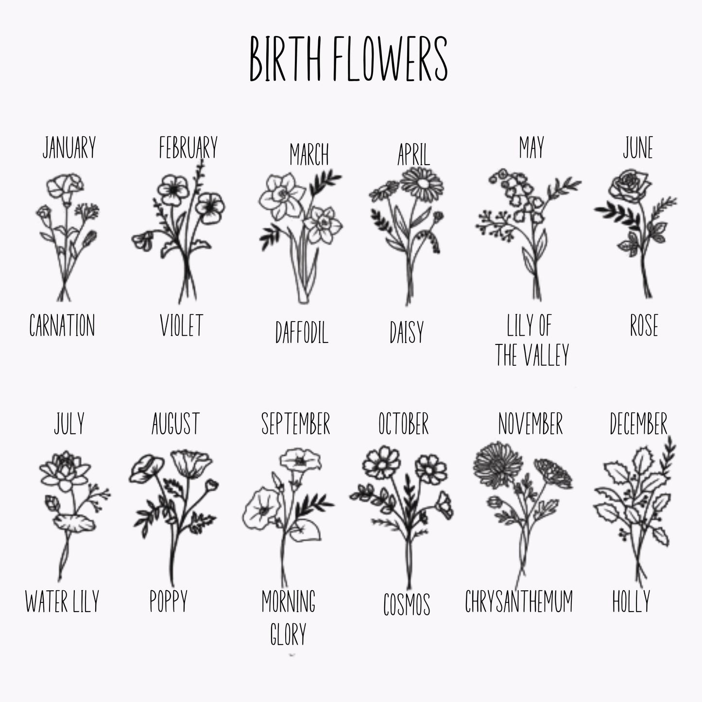 Birth Flower Sweatshirt for Mom Personalized Crewneck with Names on Sleeve for Grandma Gift For Gigi Custom Sweatshirt for Garden Lover