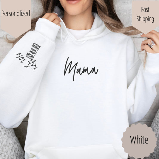 mama sweatshirt personalized