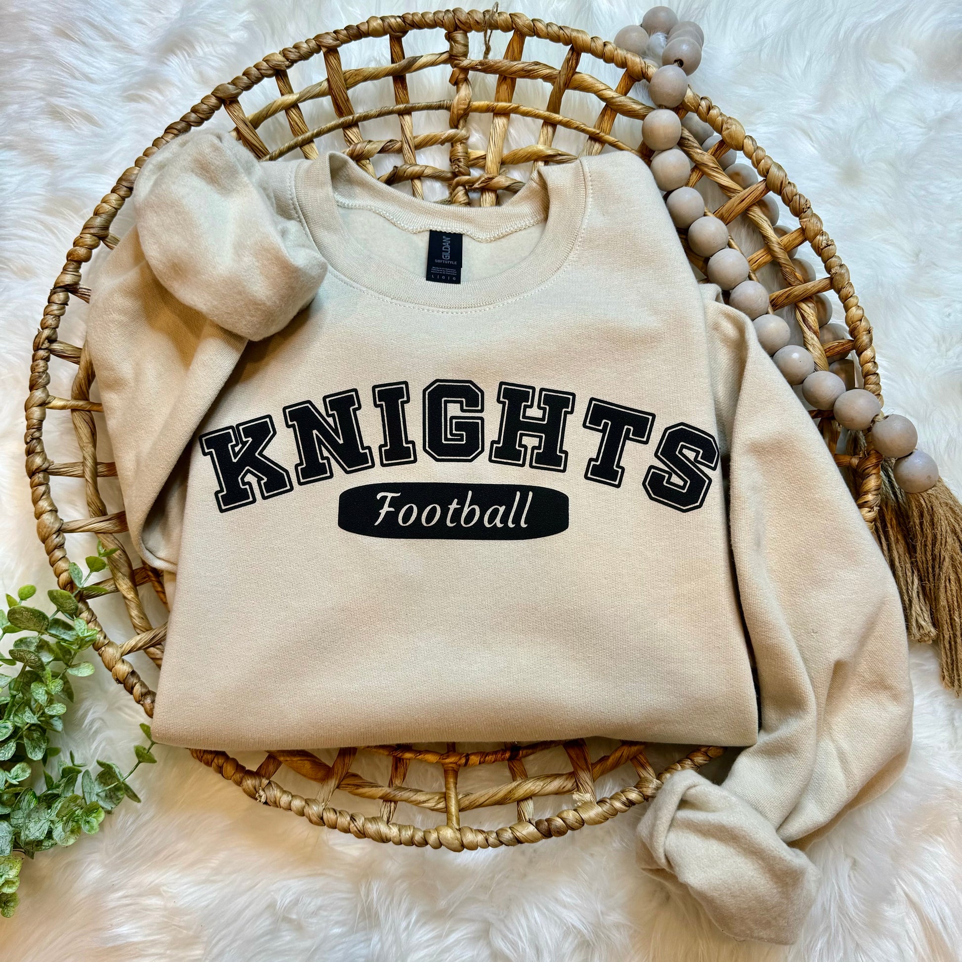 Custom Team Sweatshirt for Women. School Mascot Shirt with Custom Embossed School Spirit. Shirt Personalized with Mascot. Sweatshirt for Game Day. Team Name shirt.